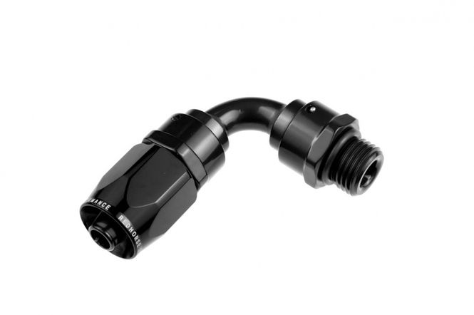 Hovedbilde -10 AN 90 degree hose end with -10 ORB male end - ...