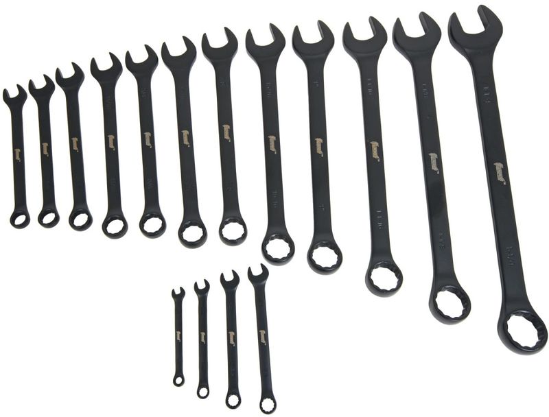 Wrenches, Wrench Sets, Standard Style, Open End/Box End, 12-poin