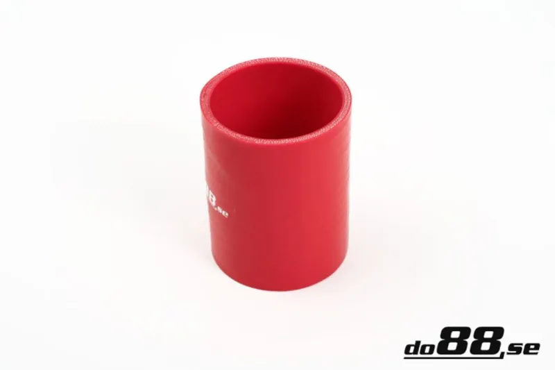 Silikonslange Rød Kobling 3'' (76mm)